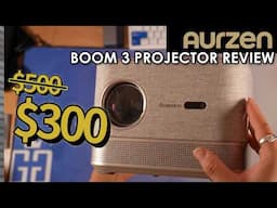 Aurzen Boom 3 Review: budget friendly projector you can game on?