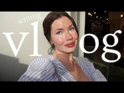 cozy writing vlog!🌻 | chill autumn coffee shop vibes | what I do when I'm stuck | NaNoWriMo 2024