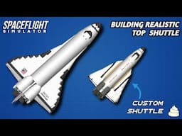 How To Build Space Shuttle In Spaceflight Simulator (Top View)