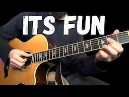 Fun percussive groove guitar lesson...no talking