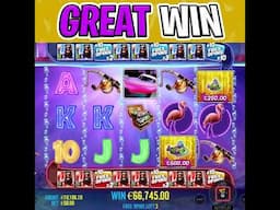 BIG BASS VEGAS SLOT ‼️ €50 BET 🤑 GREAT WIN #shorts