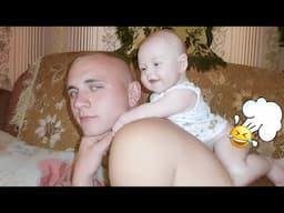 Best Funny Baby and Daddy Moments Compilation - Funny Baby Video