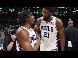 Joel Embiid gets exposed by Tyrese Maxey!! #nba #basketball