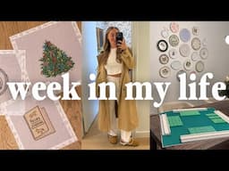 WEEK IN MY LIFE 🏠 winter arc, planning winter parties, hosting game night, meetings & home progress