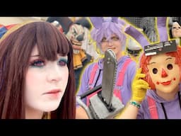 A SPOOKY ADVENTURE! Pomni and Jax in Spirit Halloween | Cosplay in PUBLIC