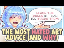 The Most CONTROVERSIAL Art Advice (& Why People Hate It) || SPEEDPAINT + COMMENTARY