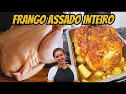 COMO FAZER FRANGO ASSADO NO FORNO MELHOR QUE DE PADARIA - MUITO SUCULENTO