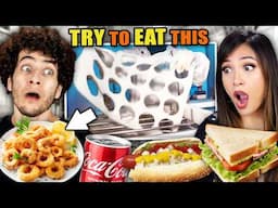 Try To Keep Eating While Watching How Its Made! (Coca-Cola, Giant Squid, Hot Dogs)