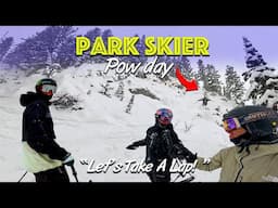 Olympic & X Games medalists shred Utah pow, Colby Stevenson and Mac Forehand #skiing #powder  #POV