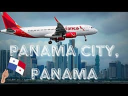 LANDING AT PANAMA CITY Tocumen International Airport On Avianca Airlines 🇵🇦 ✈️ ☀️