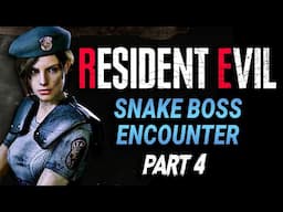 4 | Giant Snake Boss Encounter! - Playing Resident Evil After 28 Years