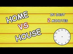 what is the difference between home and house | explained by The Modern Learning