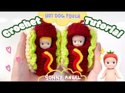 Sonny Angel Hot Dog Holder Crochet Tutorial