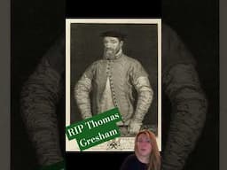 Nov 21: RIP Thomas Gresham #englishhistory #history #elizabethanengland #londonhistory #england