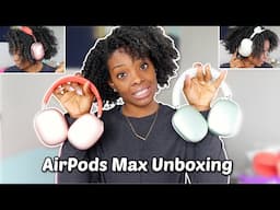 AirPods Max Unboxing 🎧 | Pink vs Green | Accessories Haul