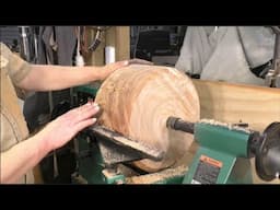 Woodturning a large bowl A to Z