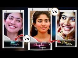 Rangule Rangule Song Lyrics & Photo Video Editing | vn video editing telugu