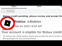 Roblox is ACTUALLY giving out refunds...