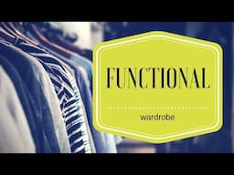 My functional minimalist wardrobe | Items to let go off