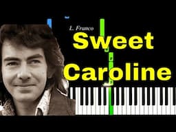 Neil Diamond  Sweet Caroline  EASY Piano Tutorial