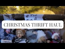 Collective Christmas Thrift HAUL || thrifted christmas finds 2024