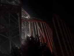 Steel Force at NIGHT #themepark #amusementpark #rollercoaster