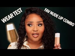 MY thoughts on Fenty’s Skin Tint + FAV nude lip combo for dark skin WOC