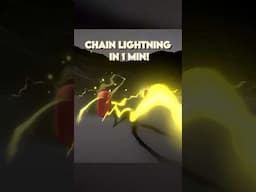 Chain Lightning in 1min! #VFX #gamedev #tutorial