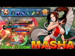 21 Kills Masha Monster HyperCarry - Top 1 Global Masha by Imba. - Mobile Legends