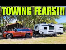 FIRST TIME RV TOWING Jitters!  THEY ARE REAL!