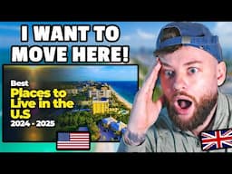 BRITISH GUY Reacts to "15 Best Places to Live In The U.S. in 2024-2025"