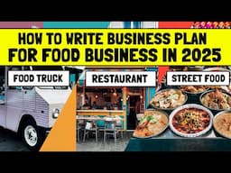 How to Write Business Plan for Food Business in 2025