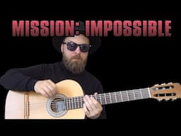 Mission Impossible but it's impossible jazz guitar