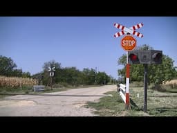 Spoorwegovergang Alfatar (Алфатар) (BG) // Railroad crossing // Железопътен прелез