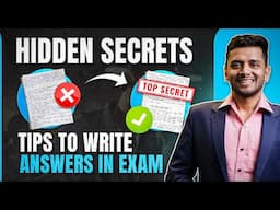 How To Write Answer Sheet Like Toppers? *Hidden Secrets Revealed*