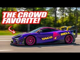 LADIES & COPS LOVE THE TACO BELL MCLAREN! + RANDY'S 1ST DRIVE IN THE GLICKENHAUS!