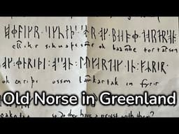 The Old Norse Language in Greenland