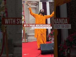 Join Bhakti Kirtan Retreat with Swami Mukundananda l Oct 18-20 l Radha Krishna Temple of Dallas