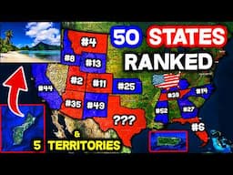 All 50 States & 5 Territories in the USA Ranked WORST to BEST (2025)