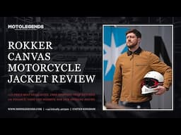 Rokker Canvas motorcycle jacket review