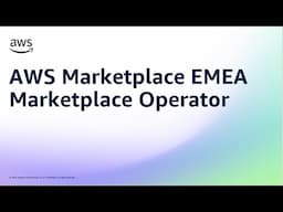 AWS Marketplace EMEA Marketplace Operator | Amazon Web Services