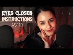 ASMR Follow my instructions to SLEEP FAST (but it's Halloween) 🎃 Eyes closed