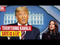 'She Has No Vision,' Donald Trump Targets Kamala Harris | US Presidential Elections 2024