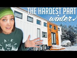 TINY HOUSE Winter Living | Solving freezing water issues in my 34x10' Colorado Tiny House