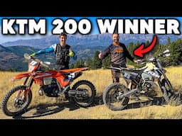 Riding Mountain Singletrack with the KTM 200 Winner!