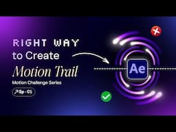 Motion Challenge Day - 1 | Become Better Motion Designer - After Effects Tutorial by Motion Rex