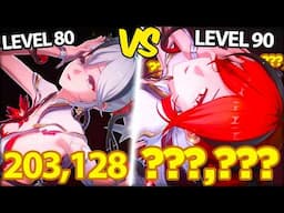 Lvl 80 to Lvl 90 How big is the damage increase? Wuthering Waves Is level 90 worth it Camellya Build