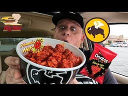 Buffalo Wild Wings ⭐Flamin' Hot Doritos Chicken Wings⭐ Food Review!!!