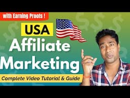 How to make money from USA Affiliate Marketing in India with Earning Proof || Complete Tutorial 2024