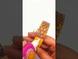 Making of Artificial kada bangles#shortvideo #diyaccessories #artificial #handmade